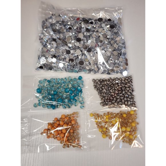 Craft beads and Rhinestones